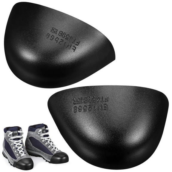 YUNLIGHTS Steel Toe Caps Black Durable Comfortable Universal Fit for Shoes