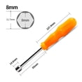 thumbnail image 1 of 1Pc Mini Hex Bit Screwdriver Socket Wrench Nut Shank Drill Adapter Tools 5-10mm 8mm, 1 of 6
