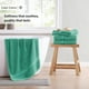 thumbnail image 5 of Juego de toallas de baño LANE LINEN Luxury, 100% algodón, paquete de 4 unidades, verde azulado, 5 of 9