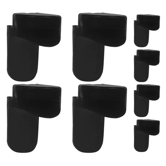 GOOHOCHY  8 Pcs Oboe Rests Clarinet Thumb Cushion Pads Protector Black