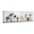thumbnail image 2 of Marmont Hill Flowers 15.00 in x 5.00 in Painting Canvas Art Print, by Marmont Hill, 2 of 7