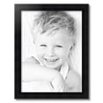 thumbnail image 2 of ArtToFrames 18" x 24" Satin Black Reverse Step Picture Frame, 18x24 inch Black Wood Poster Frame (WOM-1419), 2 of 7