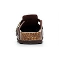 thumbnail image 3 of XGGC Unisex Women's Cork Footbed Clogs Leather Mules with Arch Support Comfort Potato Shoes Scuff Shoes Gift ideas, 3 of 5