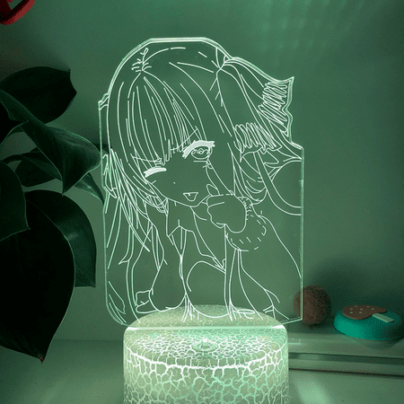 

JUSTUP Anime Night Light 3D Illusion Lamp Remote Control from Attack Anime Led Lights Room --- Crack Seat
