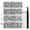 Crystal, variant on 6736PCS Hotfix Rhinestones for Crafts, 5 Sizes, SS6-SS30, Siam