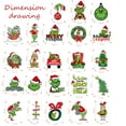 thumbnail image 2 of 24PCS Christmas Tree Ornaments Decorations Xmas Hanging Ornaments Decorative, Kawaii Themed Party Hangers for Indoor Holiday Decor and Gift Ideas-as show, 2 of 5