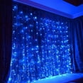 thumbnail image 4 of Ventana LED Cadena de luz Control remoto Flexible USB Powered Lamp Strip Inicio Indoor Al aire libre Fiesta Año Nuevo Iluminación Suministros Azul kenally HA009755-04, 4 of 6