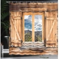 thumbnail image 4 of Ambesonne Colorful Shower Curtain, Mountains and Valleys, 69"Wx70"L, Multicolor, 4 of 5