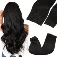 thumbnail image 1 of Extensiones de cabello con clip, cabello humano real, extensiones de cabello humano Remy con clip para mujeres, cabello, 1 of 5