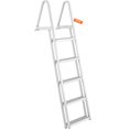 thumbnail image 1 of STAWAY 5-Step Aluminum Dock Ladder - 350 lbs Capacity, Nonslip Steps, Easy Detach, Ergonomic Design for Boats, Pools & Docks - Perfect Marine Boarding, 1 of 8