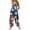 Navy, variant on 4th of July Jumpsuits for Women Independence Day Cotton Linen Patriotic Long Pants American Flag Sleeveless Wide Leg 1776 Overalls with Pockets Khaki S