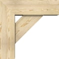 thumbnail image 3 of Ekena Millwork 8"W x 24"D x 24"H Traditional Block Rough Sawn Bracket w/ Offset Brace, Douglas Fir, 3 of 25