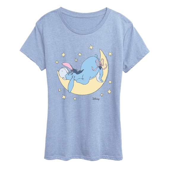 Winnie The Pooh - Eeyore Moon - Women's Short Sleeve Graphic T-Shirt