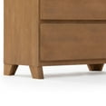 thumbnail image 5 of Plank+Beam Solid Wood Farmhouse 3 Drawer Dresser, Pecan Wirebrush, 5 of 11