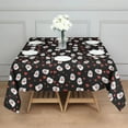 thumbnail image 3 of Halloween Ghosts with Red Hearts Square Tablecloth,Waterproof Square Table Cover,Wipeable Spillproof Washable Table Cover for Home Kitchen Party Decor 60"x60"(152x152cm), 3 of 6