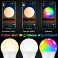 thumbnail image 6 of Gostoto LED RGBCW Smart Light 10W 110/220V E27 Dimmable Bluetooth Smart Light Bulb APP Remote Control Group Control Timer Smart LED Bulb, 6 of 7