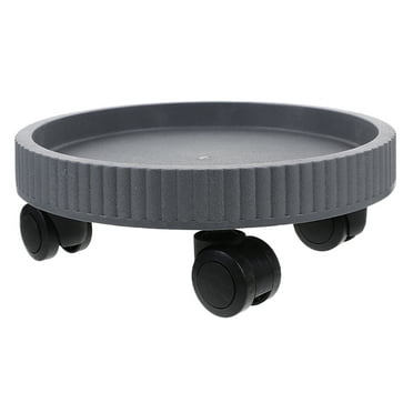 Mobile Pot Base Plant Stand with Wheels Saucers Trays Round Flower Dollies Dolly