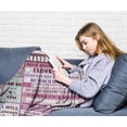 thumbnail image 4 of Granddaughter Blanket 60"x50",Granddaughter Gifts from Grandma, Birthday Graduation for Granddaughter from Grandparents, Gifts for Granddaughter, Granddaughter Gift Ideas, 4 of 6