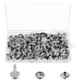 thumbnail image 1 of HLONK 150Pcs Canvas Snap Kit Stainless Steel Snap Fastener Tool Kit Heavy Duty Canvas Snap Button Tool Boat Cover Snaps DIY Snap Button Set for Boat Cover Canvas Furniture, 1 of 10