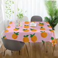 thumbnail image 3 of Yayeee Tablecloths 54" x 72" Rectangle Wrinkle Resistant Party Table Cover, Cartoon Oranges, 3 of 8