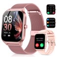 thumbnail image 1 of Refurbished IKT Smart Watch, 1.85-Inch HD Touch Screen, Bluetooth Calling, 120+ Sports Modes, IP68 Waterproof, Rose, P125, 1 of 5