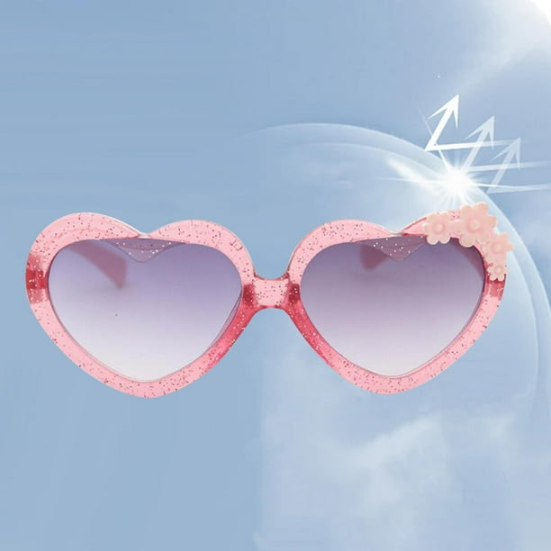 Gafas de sol en forma de corazón,Heart Sunglasses Kids for