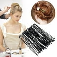 thumbnail image 7 of Head Bands Stretch Clip Waved U-shaped Pin 100pc Hairpins size Hair Barrette Salon Black Accessory Hair Pins 6cm, 7 of 7