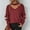 Wine, variant on Women's Halter V Neck Sweaters Sexy Choker Neck Hollow Out Zipper Pullover Long Sleeve Casual Knit Jumper Tops