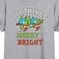 thumbnail image 3 of The Cat in the Hat - All Things Merry And Bright - Juniors Oversized Graphic T-Shirt, 3 of 5