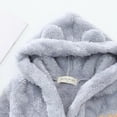 thumbnail image 5 of Dagaeig Boys Girls Kids Flannel Bathrobe,Soft Hooded Sleep Robe with Waist Tie,Cozy Cartoon Pattern,for Boys Girls 2T 3T 4T 5T 6T 7T 8T ,All-Season Loungewear Toddler Pajamas 3-4 Years, 5 of 5