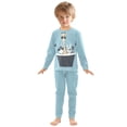thumbnail image 6 of FORMRS Long Sleeve Top and Pants Pajama Set for Niños 2-Piece Sleepwear, Sizes 18M-8Y, Pirate Animals, 6 of 6