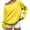 Yellow, variant on Enjoytime Womens Sweatshirt Off Shoulder Long Sleeve Pullover Tops Fall Winter Trendy Comfy Casual Sweatshirts