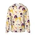 thumbnail image 2 of Lsque Cartoon Poodle Dog UPF 50+ Lightweight Sun Protection Men's Women's Long Sleeve Shirt, Hoodie Performance -X-Large, 2 of 9