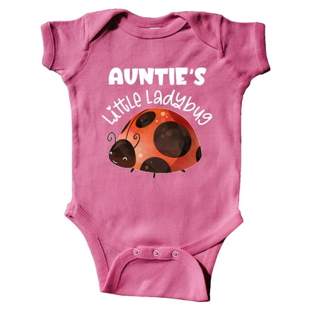 

Inktastic Auntie s Little Ladybug Gift Baby Boy or Baby Girl Bodysuit