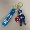 thumbnail image 4 of Marvel Avengers Keychain Collection - Iron Man, Hulk, Thor, Captain America, Spider-Man Figures - Handcrafted Office Accessories for Fans, 4 of 5
