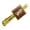 Gold, variant on Willy Wonka and the Chocolate Factory Wonka Bar Logo Square Tie Bar Clip Clasp Tack- Silver or Gold