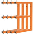 thumbnail image 1 of Lumber Rack WallMounted Lumber Storage Rack Heavy Duty Wood Storage Racks with Level System Lb Durable Garage Wood Organizer Orange Lumber Metal Racks for Indoor and Outdoor (, 1 of 7