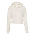 thumbnail image 1 of Independent Trading Co. Womens Lightweight Cropped Hooded Sweatshirt, XS, Bone, 1 of 2