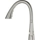 thumbnail image 3 of GROHE 32298DC3 Zedra Single-Handle Kitchen Faucet, Supersteel, 3 of 4