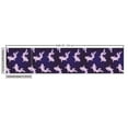 thumbnail image 3 of Ambesonne Vintage Asian Fabric by the Yard Upholstery, Wavy River Koi Fishes, 5 Yards, Indigo and Pastel Purple, 3 of 5