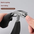 thumbnail image 2 of 1Pcs Stainless Steel Toenail Clippers Safe Slanted Nail Clippers Cutters Scissors with Handle Professional Curved Blade Grooming Tool for Seniors, 2 of 5