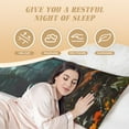 thumbnail image 4 of Body Pillow Cover, Astronaut In Botanical Garden Body Pillow Cases with Zipper Soft Breathable Smooth Skin Friendly Long Pillow Case 20x60 inches, 1Pcs, 4 of 7