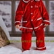 thumbnail image 3 of Pijamas de Navidad para niños, conjunto de pijamas familiares para mujeres, niñas, bebés, hombres, ropa de salón de terciopelo rojo y blanco, invierno 2023, 3 of 4