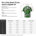 thumbnail image 5 of Balery Palm Greenery Camisa Casual de Manga Corta con Botones para Hombre, Texturizada, Estilo Cubano, para Playa, Verano-Large, 5 of 5