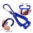 thumbnail image 3 of Uxcell Glove Clips, 10 Pack Gloves Holder Clip Work Helmet Hanger for Construction Worker, Blue, 3 of 5