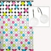 Bright Lights Shower Curtain And Hooks S