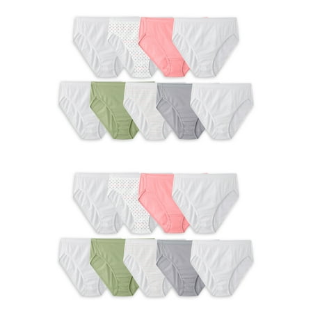 

Fruit of the Loom Women s Hi-Cut Underwear Bonus 18 Pack Bundle Sizes 6-10