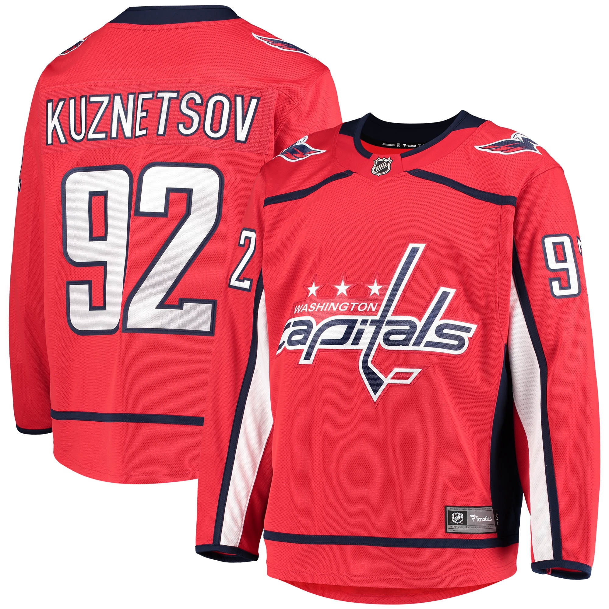 Men's Fanatics Branded Evgeny Kuznetsov 