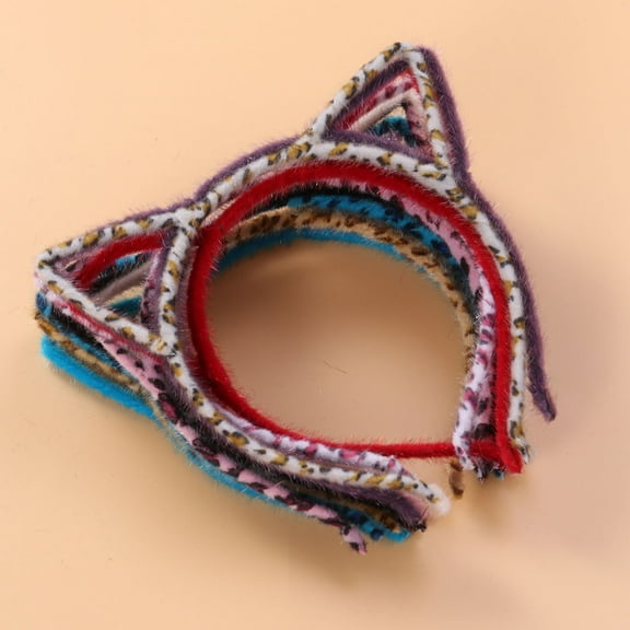 HONITANO 12Pack Cat Ear Headband Cute Design for Girls Women Hair Decoration Party  Costume