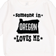thumbnail image 3 of Inktastic Someone in Oregon Loves Me Toddler Sweatshirt, 3 of 4